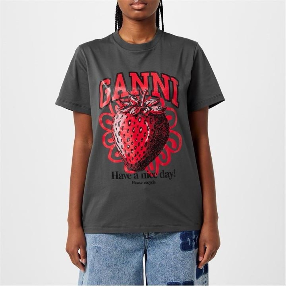 Ganni Strawberry T-shirt